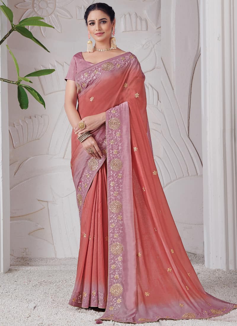 Banaras silk saree with pita hand embroidery with scalloped border comes  with designer blouse Contact 8088639255 Address 34,10th main... | Instagram